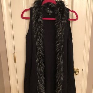 Dash Faux Fur Trimmed Vest